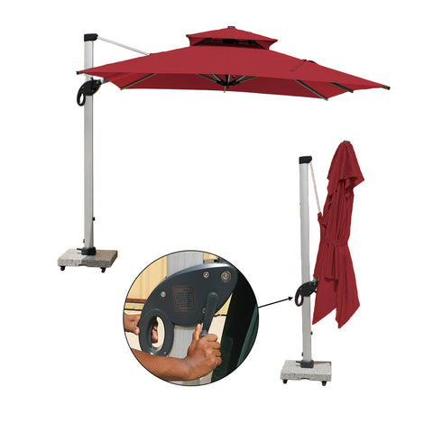 3m x 3m cantilever umbrella