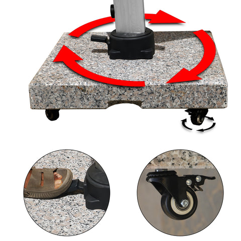 Outdoor cantilever parasol