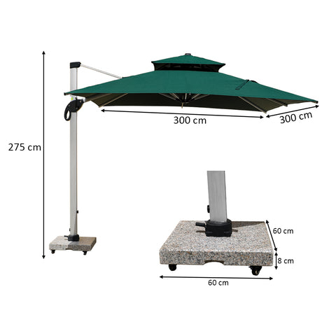 Cantilever parasol Dubai