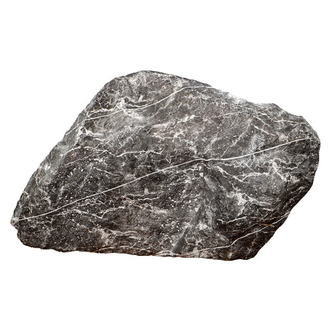 صخرة جيرية صناعية مزخرفة من الحجر الأبيض والأسود (حجر فقط)