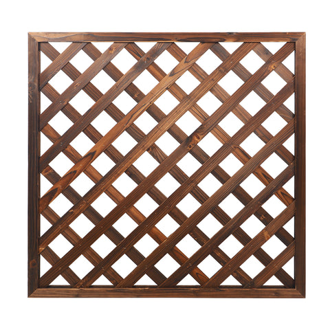 Decorative wooden fence