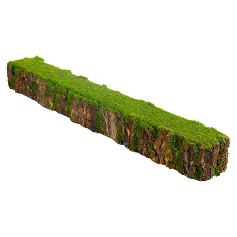 Decorative mossy tree stump