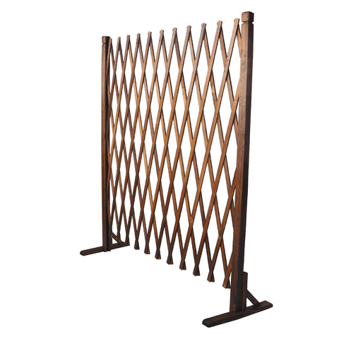 Wooden garden trellis