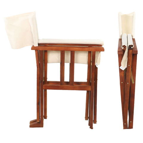 Foldable wooden chair