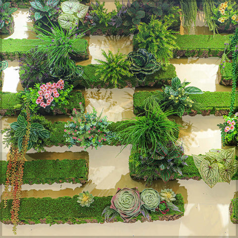 Tree stump decoration