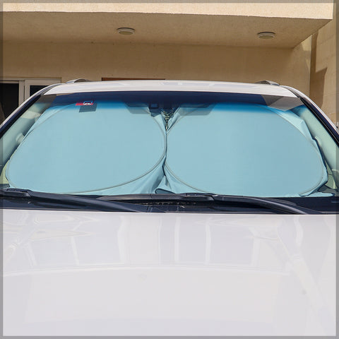 UV blocking windshield sunshade