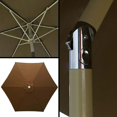 Protect yourself from the sun with our Parasol Tilting Outdoor Umbrella.