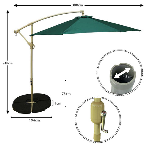 Cantilever umbrella