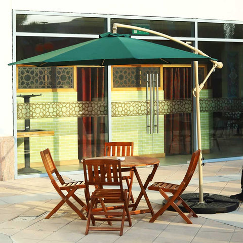 Offset patio umbrella