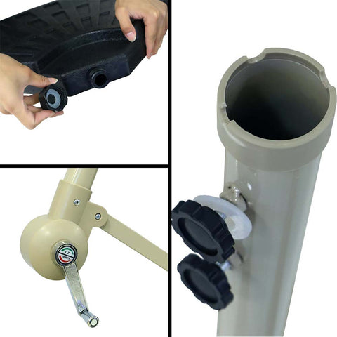 مظلة معلقة للفناء الكابولي.