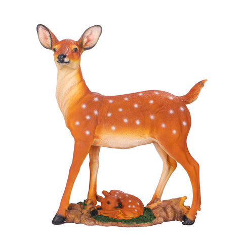 Decorative deer statue