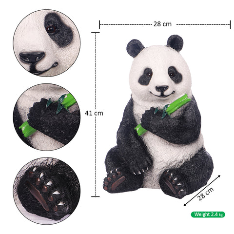 Panda garden statue