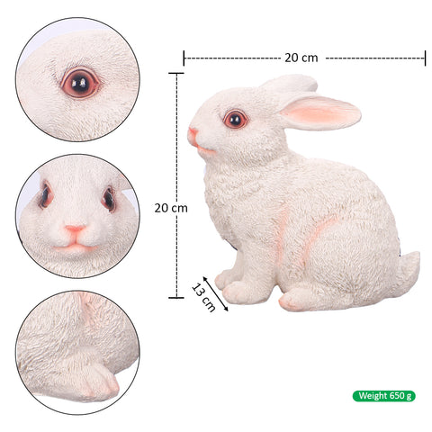 Rabbit garden statue