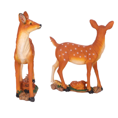 Garden deer statue
