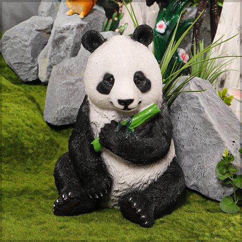 Panda statue for garden