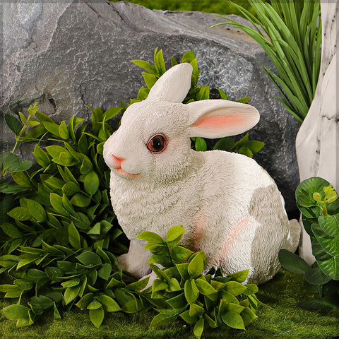 Outdoor rabbit statue