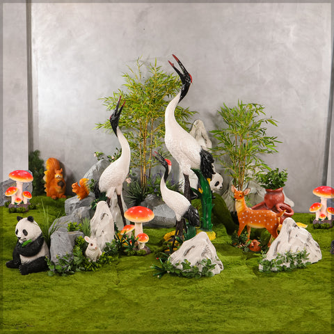 Panda garden statue UAE