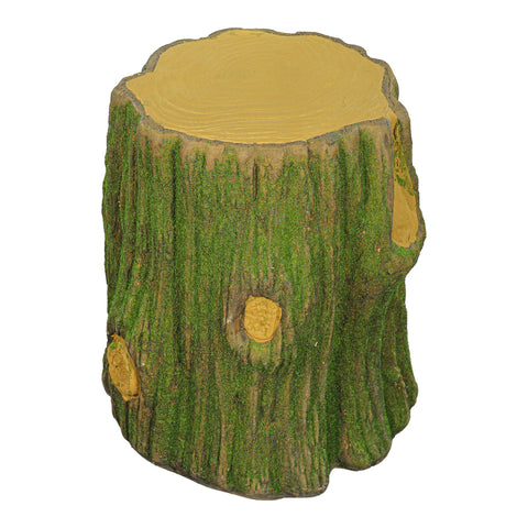 Lawn tree stump decor