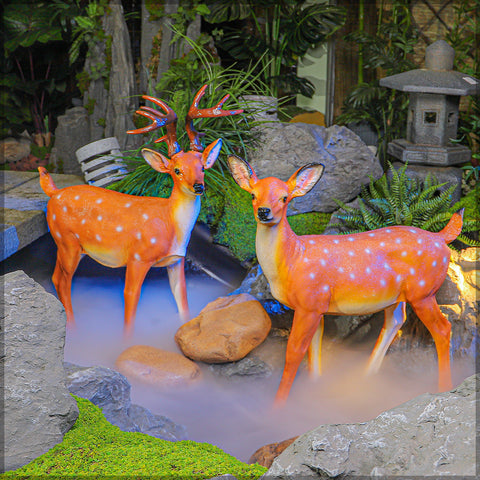 Garden deer ornament