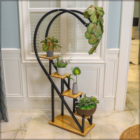 planter stand, wooden planters, hanging planters