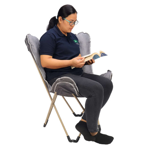 Outdoor butterfly chair