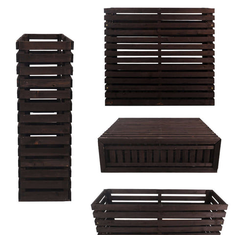 planter stand, wooden planters, hanging planters