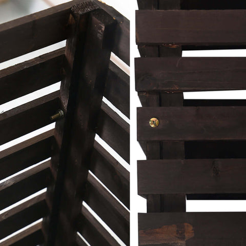 planter stand, wooden planters, hanging planters