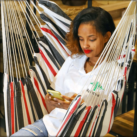 Cotton hammock chair