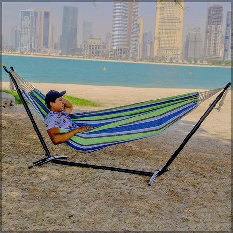 Double swinging hammock