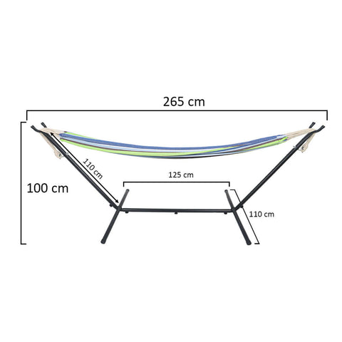 Outdoor hammock stand