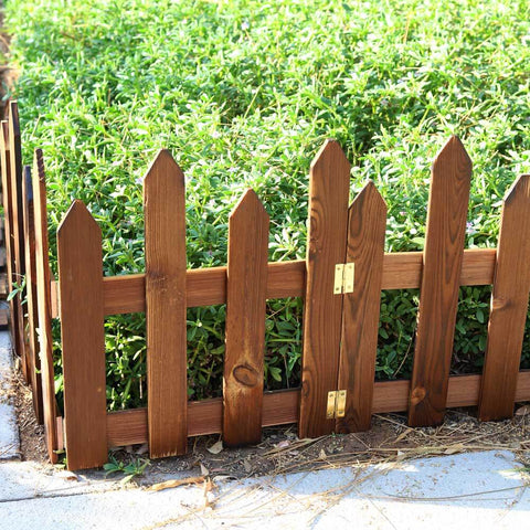 Wood fence for privacy