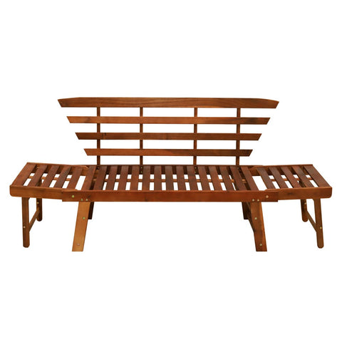 solid wood outdoor sofa