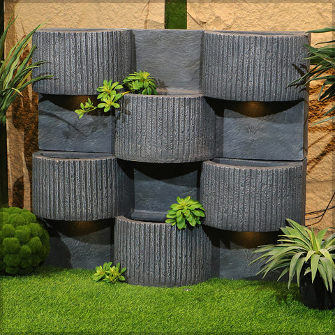 Decorative Wall Plant Boxes with Light(wall plant box only)