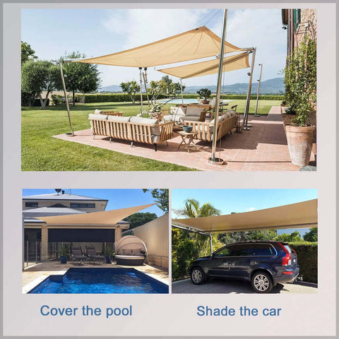 outdoor sunshade sail