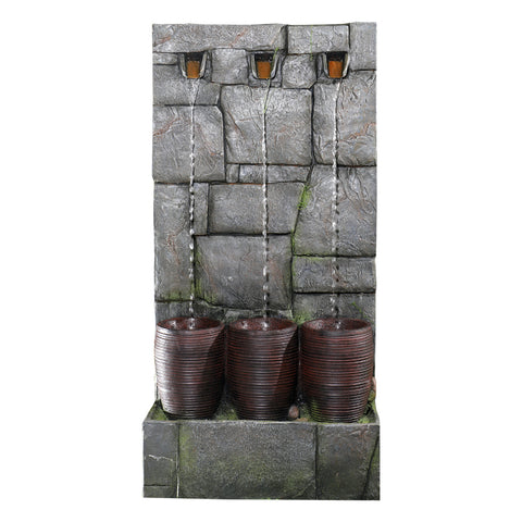 Cascading pots fountain