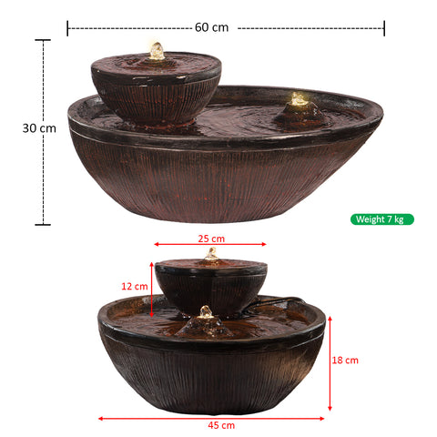 Zen tabletop fountain