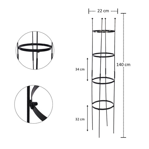 outdoor climbing trellis