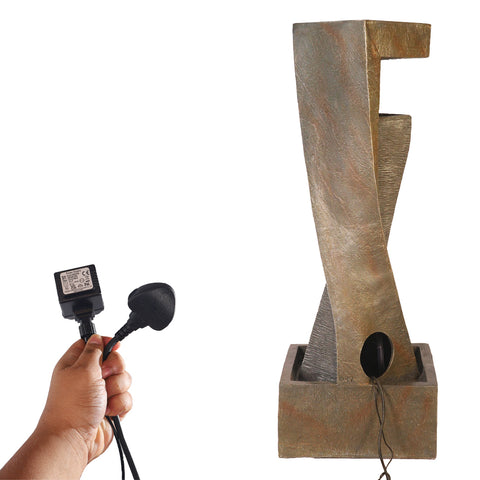 Outdoor ripple fountain