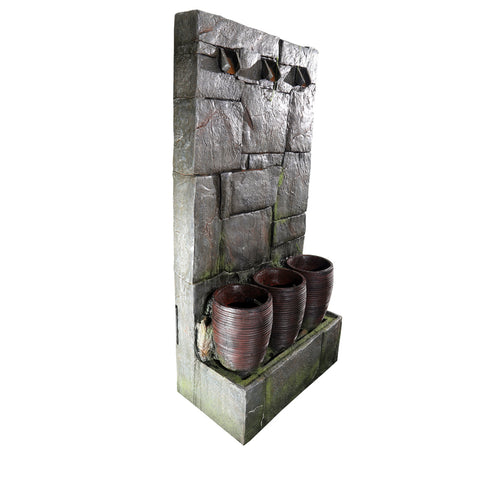 Outdoor pots fountain