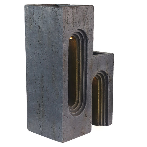 Outdoor gray light pot