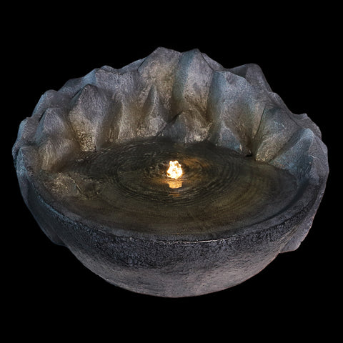 Natural stone fountain