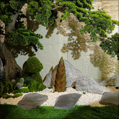 Bamboo landscaping element