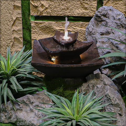 Luxury outdoor fountain