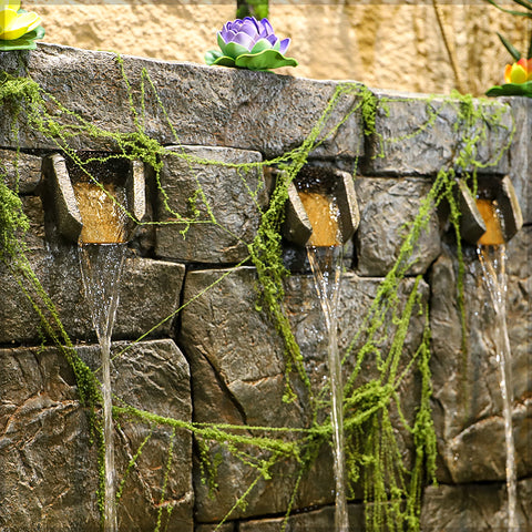 Waterfall pots fountain