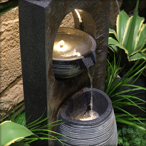 Backyard bowl fountain