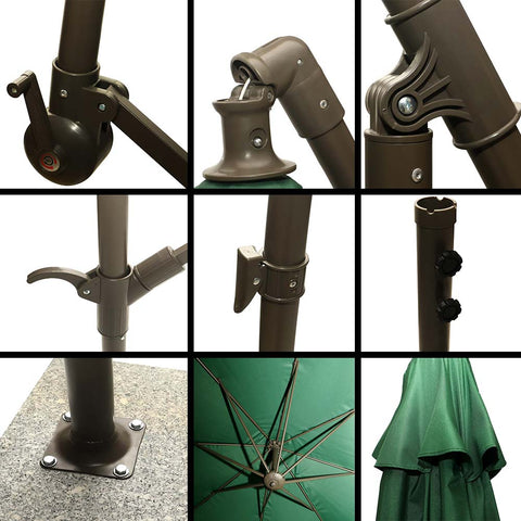 مظلة معلقة ناتئ