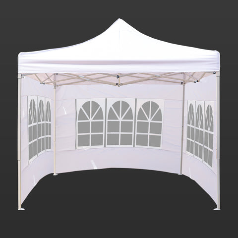 Canopy Tent With 3 Sides Removable Wall Cover