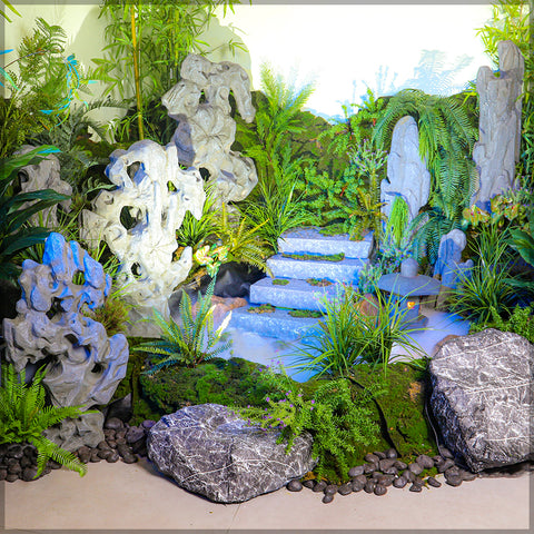 Stone garden décor