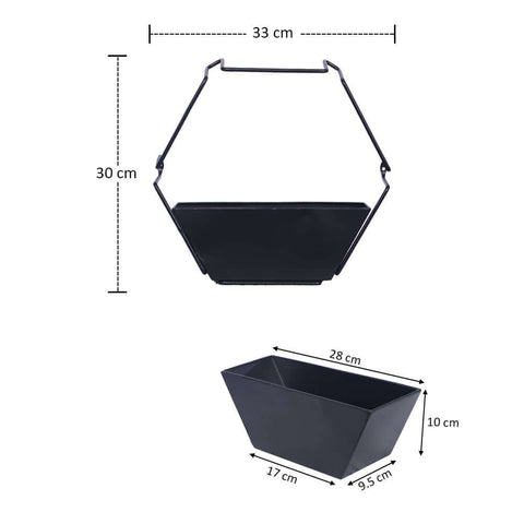 planter stand, wooden planters, hanging planters