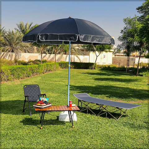 طاولة تخييم قابلة للطي محمولة مع حقيبة (طاولة فقط)